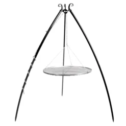 Cookking Driepoot Gebogen Met RVS Rooster 200 Cm