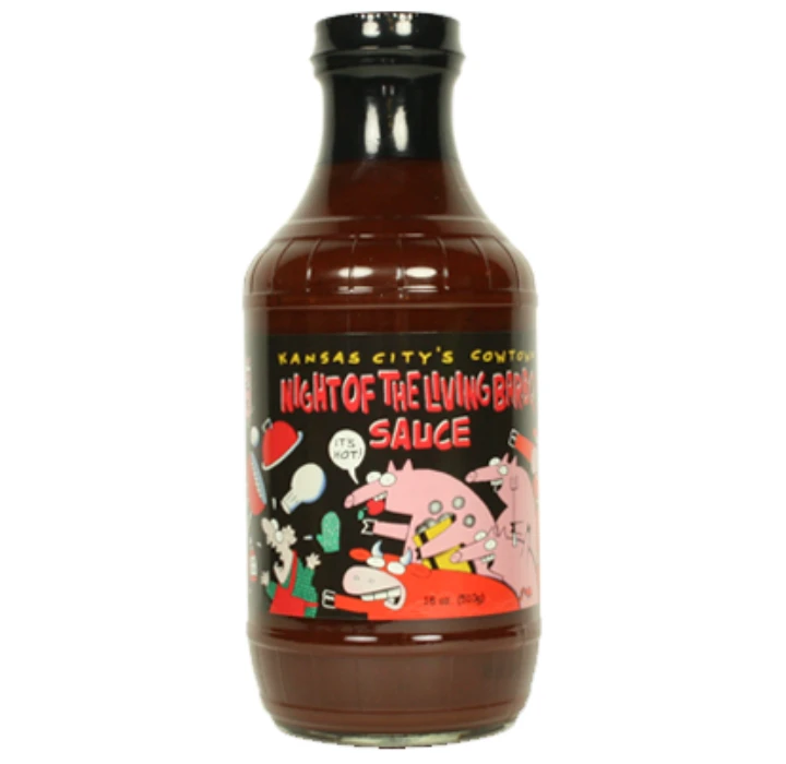 Kansas City Cow Town Night Of The Living BBQ Sauce 18oz 3 Kansas City Cow Town Night Of The Living BBQ Sauce 18oz