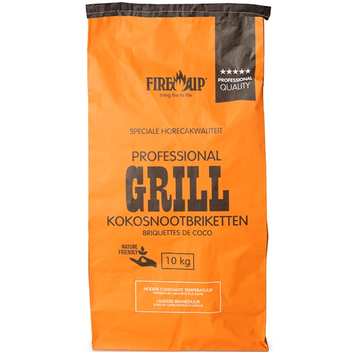 Fire-Up Professional Kokosbriketten Pillow Shape 10 Kg 3 Fire-Up Professional Kokosbriketten Pillow Shape 10 Kg