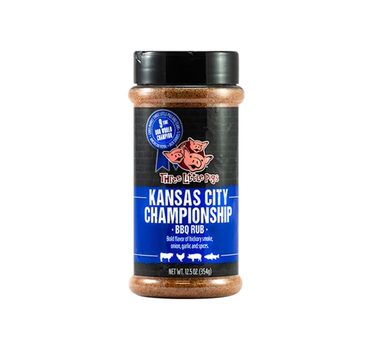 Three Little Pigs KC Championship BBQ Rub 12.5oz 3 Three Little Pigs KC Championship BBQ Rub 12.5oz