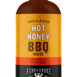 Fire&Smoke Tupelo 2-Step Hot Honey BBQ Sauce 16.4 Oz