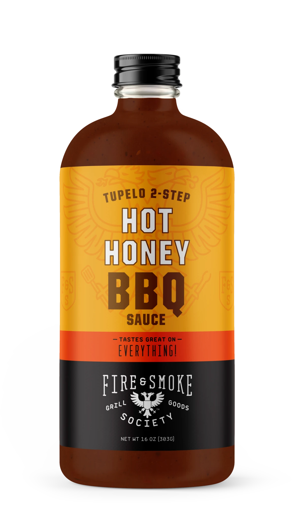 Fire&Smoke Tupelo 2-Step Hot Honey BBQ Sauce 16.4 Oz 3 Fire&Smoke Tupelo 2-Step Hot Honey BBQ Sauce 16.4 Oz