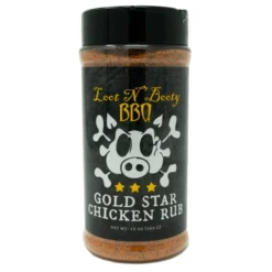Loot N Booty BBQ Gold Star Chicken Rub 13oz