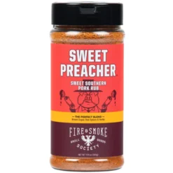 Fire&Smoke Sweet Preacher Sweet Southern Pork Rub 11.9 Oz