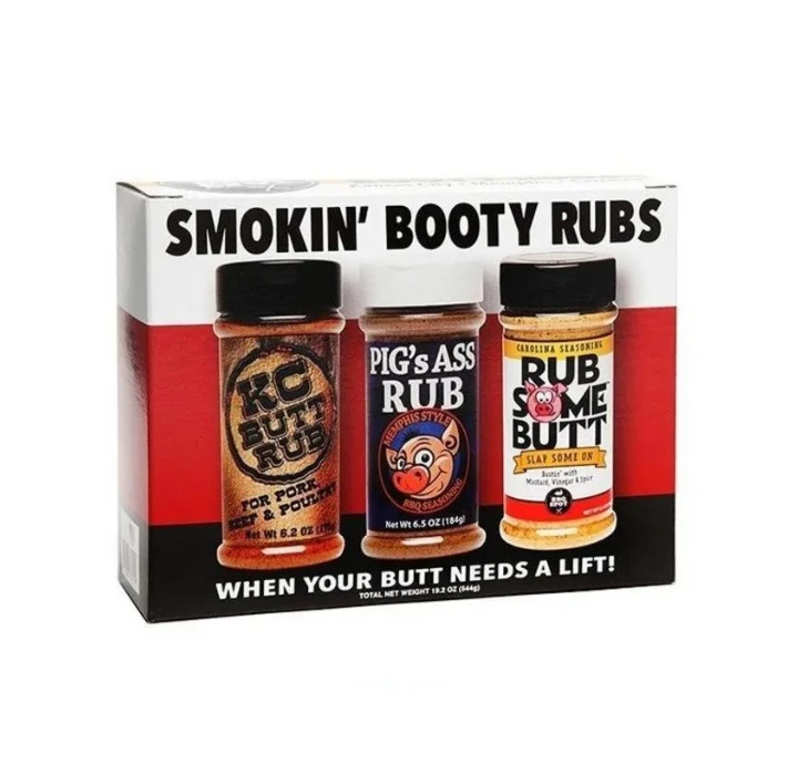 Smokin' Booty Rubs BBQ Giftset 3 Smokin' Booty Rubs BBQ Giftset