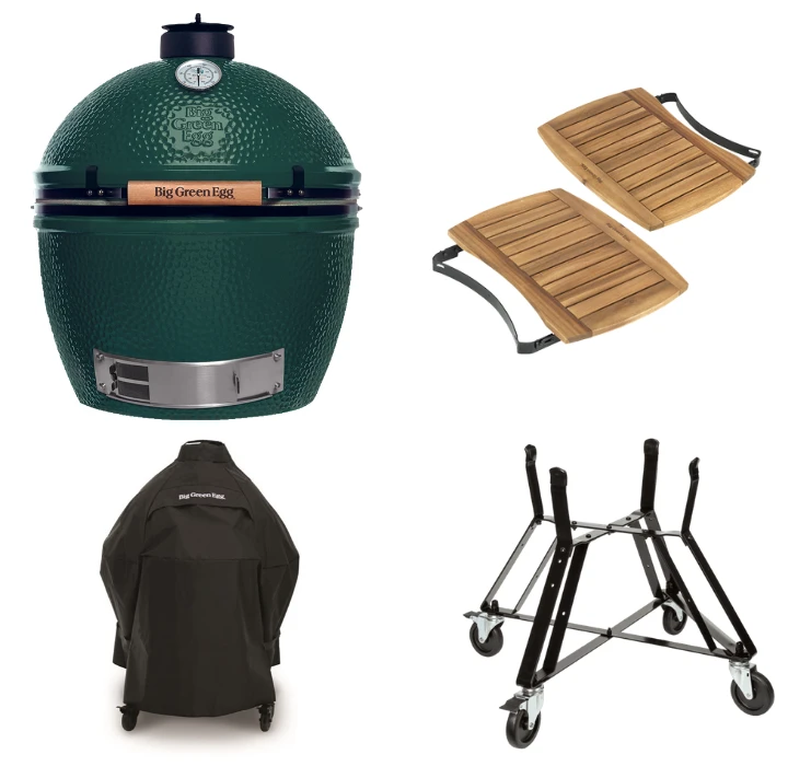 Big Green Egg XLarge + Nest + Mates + Cover 3 Big Green Egg XLarge + Nest + Mates + Cover