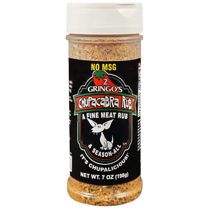 2 Gringos Chupacabra BBQ Rub NO MSG 7 Oz 3 2 Gringos Chupacabra BBQ Rub NO MSG 7 Oz