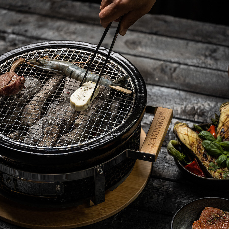 Goedkope BBQ Genot Winkel -Goedkope BBQ Genot Winkel yakiniku medium ronde shichirin teppanyaki hibachi grill 1
