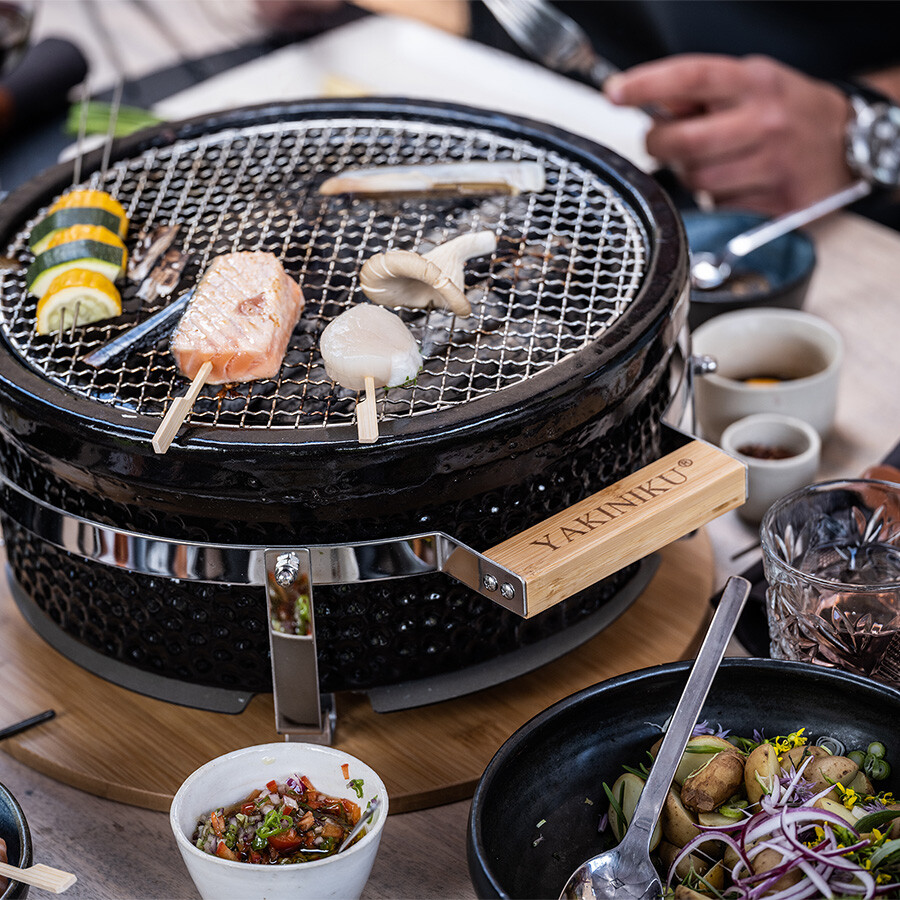 Goedkope BBQ Genot Winkel -Goedkope BBQ Genot Winkel yakiniku medium ronde shichirin teppanyaki hibachi grill